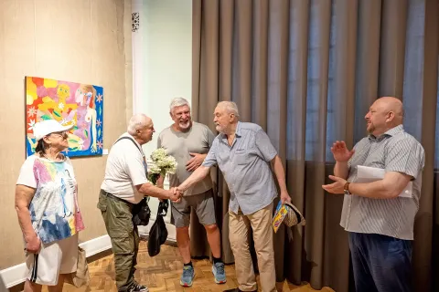 Виставка Петра Бойка «Чесний наїв» частина 6
