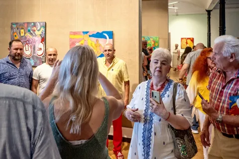 Виставка Петра Бойка «Чесний наїв» частина 8