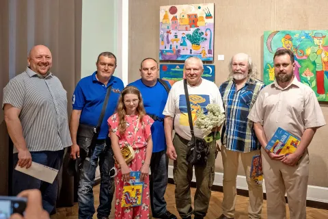 Виставка Петра Бойка «Чесний наїв» частина 11