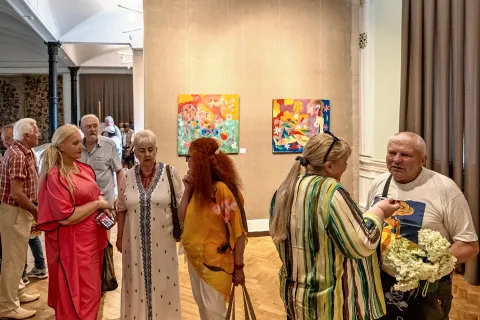 Виставка Петра Бойка «Чесний наїв» частина 13