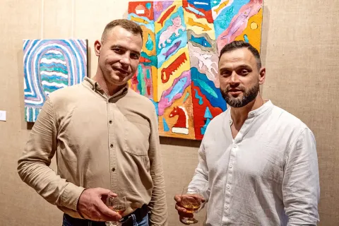 Виставка Петра Бойка «Чесний наїв» частина 15