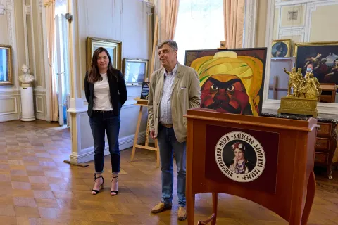 Фонд Гегамяна: Картина Валерія Гегамяна у Київській картинній галереї #1146076795