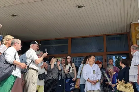 Рапай-Маркіш · Сила крихкості: Unveiling of a Memorial Plaque to Olha Rapai-Markish in Kyiv #671424872