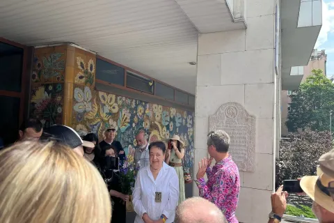 Рапай-Маркіш · Сила крихкості: Unveiling of a Memorial Plaque to Olha Rapai-Markish in Kyiv #2094842439