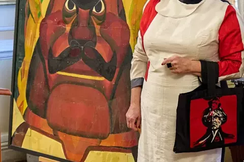 Geghamyan Foundation: Painting by Valery Geghamyan in the Kyiv Art Gallery #427093337