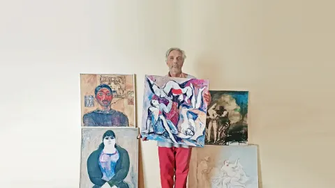 Zoe Lerman's paintings are back in the family collection